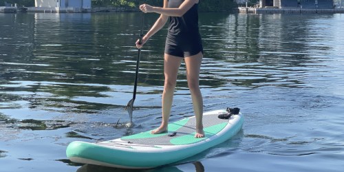 OVER $350 Off Inflatable Paddle Board w/ Pump, Repair Kit, & Backpack!