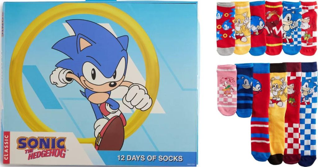 12 days of sonic the hedgehog socks
