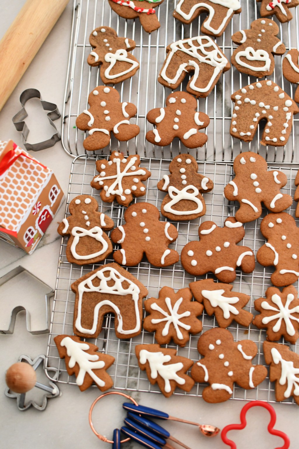 24 gingerbread cookies