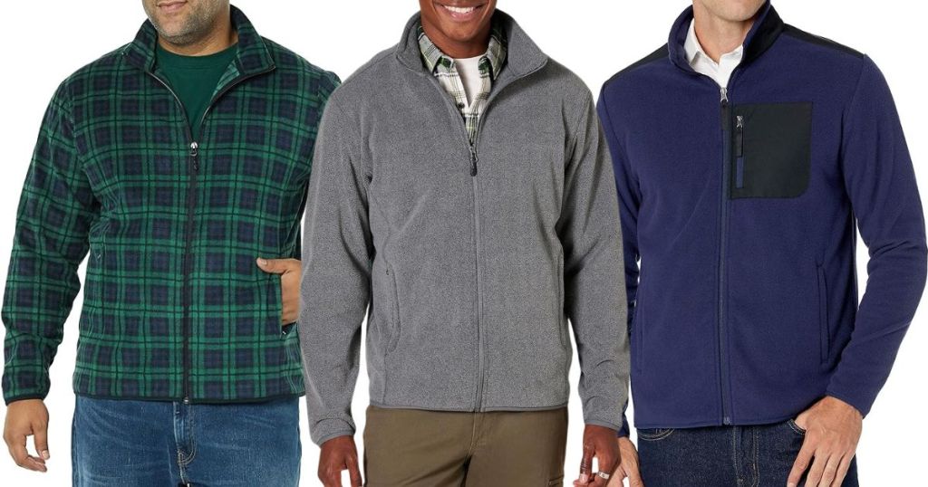 Amazon Essentials Men's Full Zip Fleece Jacket