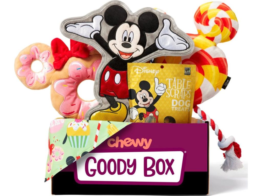 Chewy Goody Box Disney Mickey Mouse & Minnie Mouse Box Medium/Large