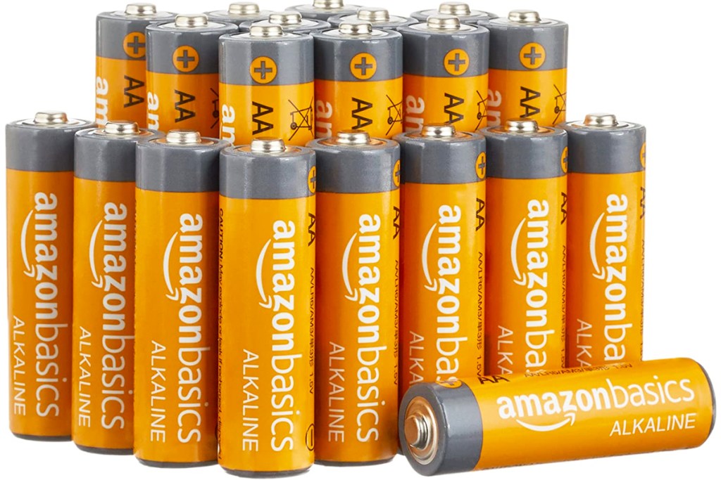20 amazon basics AA batteries
