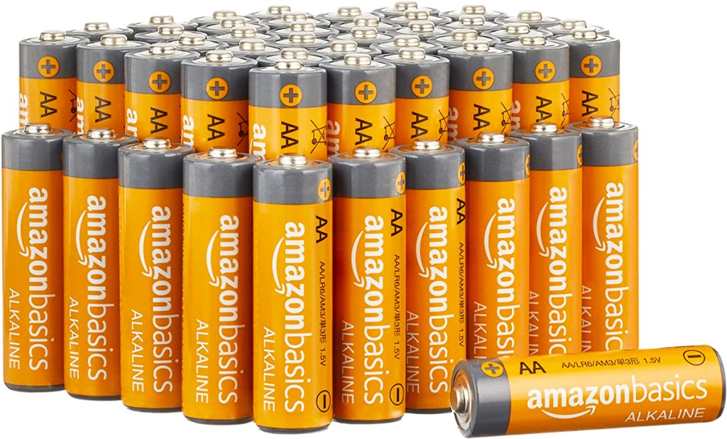 48 amazon basics AA batteries