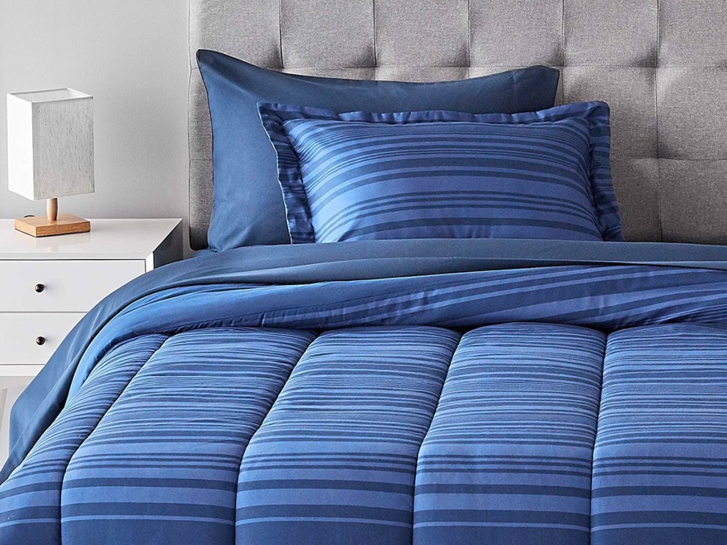 Amazon Bedding Sale Bed in a Bag 5Piece Comforter Set Only 33.70 Shipped (Reg. 59) Hip2Save