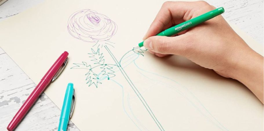 Amazon Basics Felt Tip Markers 12-Count Only $4 Shipped