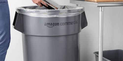 Amazon Commercial Heavy Duty Garbage Can 4-Pack Only $93 Shipped (Regularly $253)