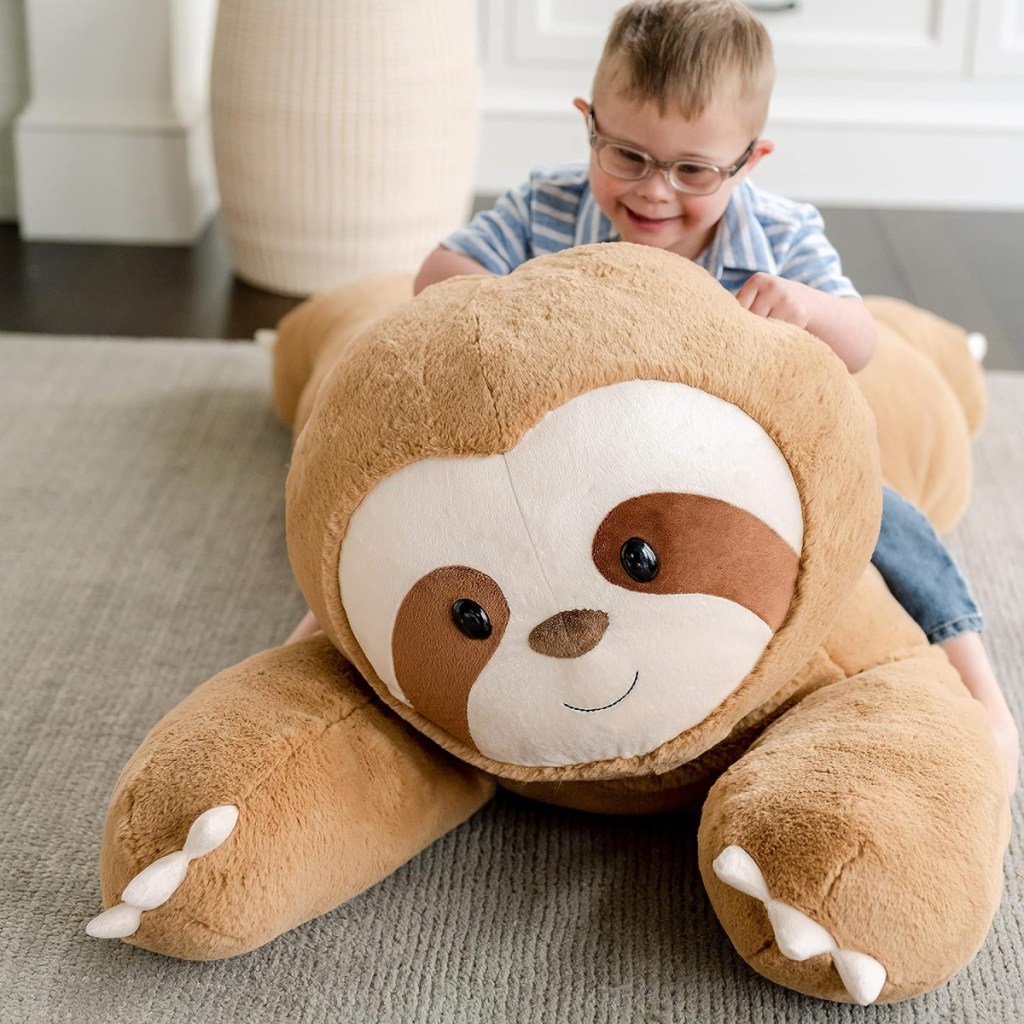 The Animal Adventure Giant Sloth Plush Toy that made Amazon's Toys We Love List for 2023