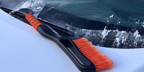 Heavy Duty 27″ Snow Brush w/ Detachable Ice Scraper Only $12.79 on Amazon (Regularly $18)