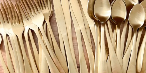 5 Highly-Rated Gold Flatware Sets (Our Favorite Pick Comes in Under $25!)