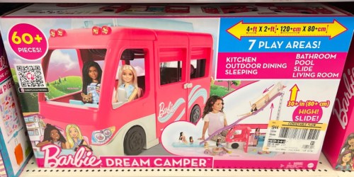 Barbie 60 Piece Dream Camper Playset Just $50 Shipped After Walmart Cash (Regularly $100)
