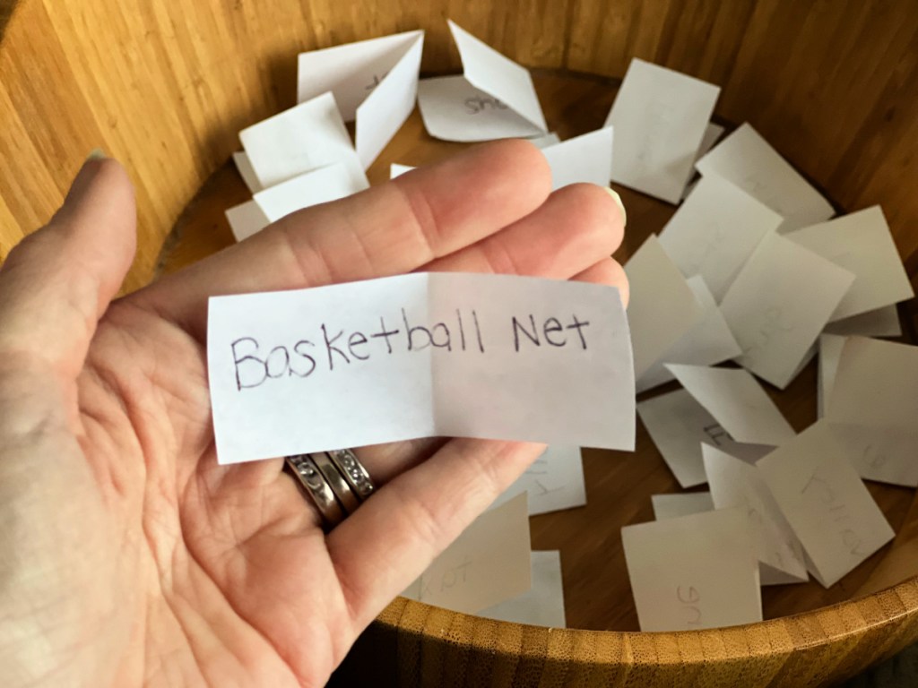 Game Salad Bowl - Basketball Net Clue