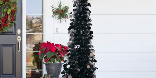 Collapsible Christmas Tree in Black Only $10.99 Shipped for Amazon Prime Members (Regularly $37)