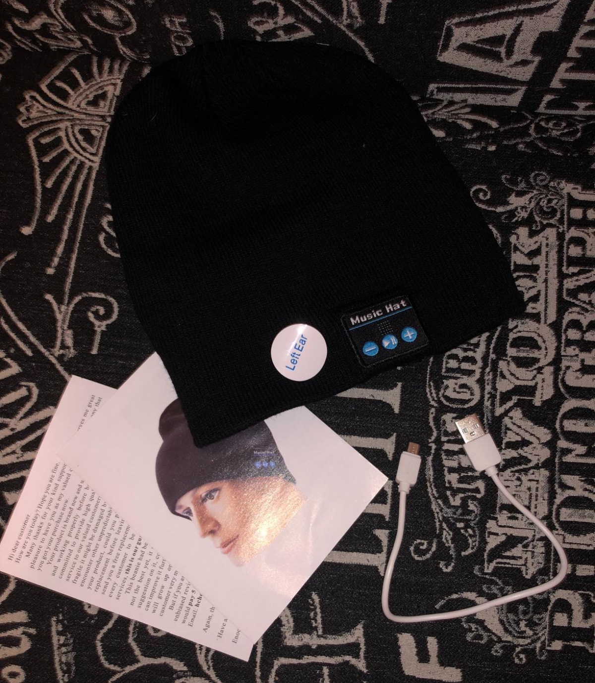 This bluetooth beanie makes a great amazon stocking stuffer for teenage boys