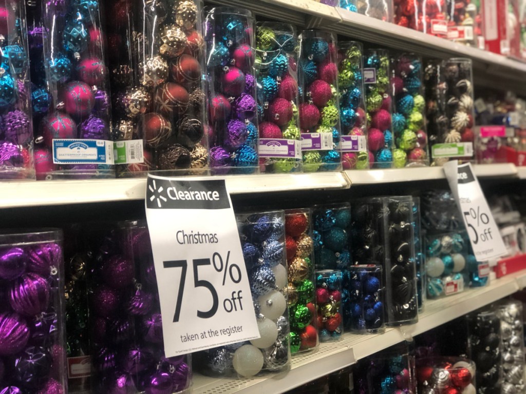 Christmas ornaments on clearance