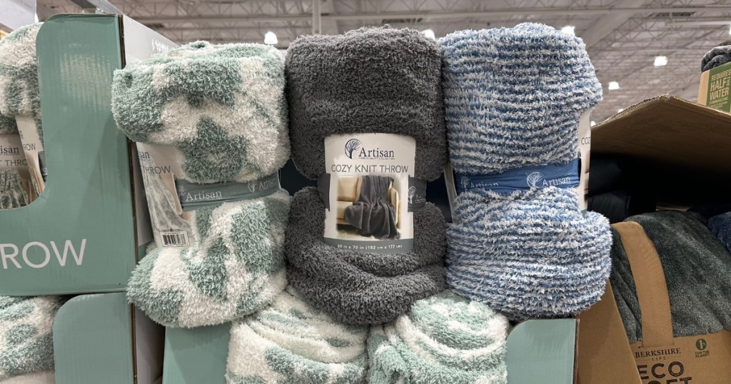 Costco Cozy Knit Throw Blankets Just 10! Hip2Save