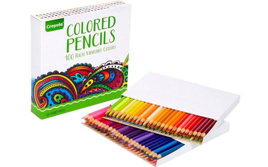 Crayola adult colored pencils 100 count