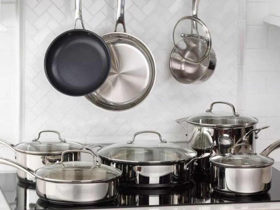 Cuisinart Classic 14-Piece Stainless Steel Cookware Set