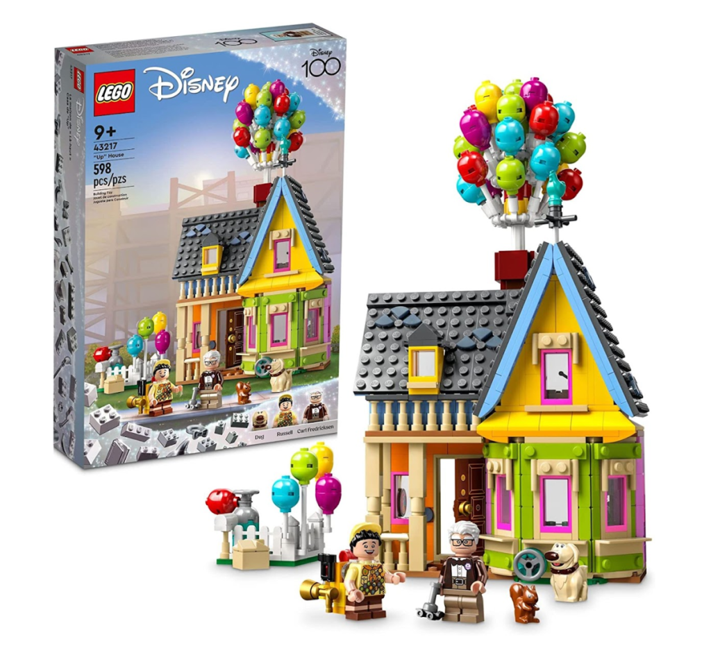 The LEGO Disney and Pixar ‘Up’ House Disney 100 Anniversary Celebration Building Toy Set for Kids and Movie Fans 
