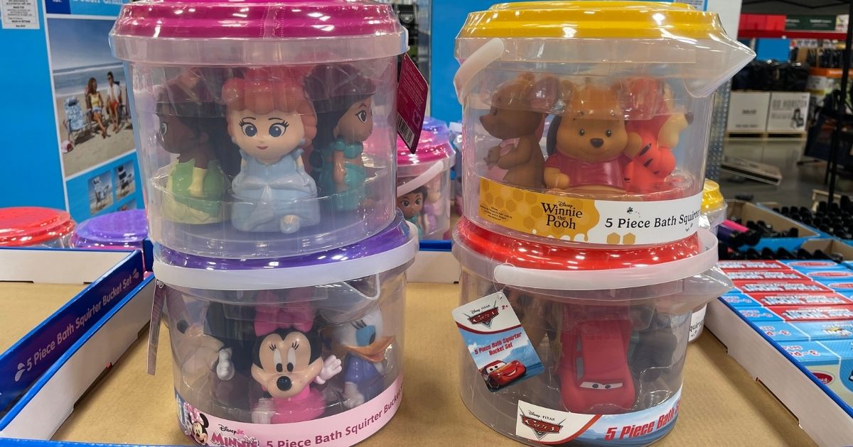 Disney & Marvel Bath Squirter Toys 5-Piece Sets from $12.98 on SamsClub.com (Reg. $17)