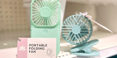 Portable Electric Fans Only $5 in Target’s Bullseye’s Playground