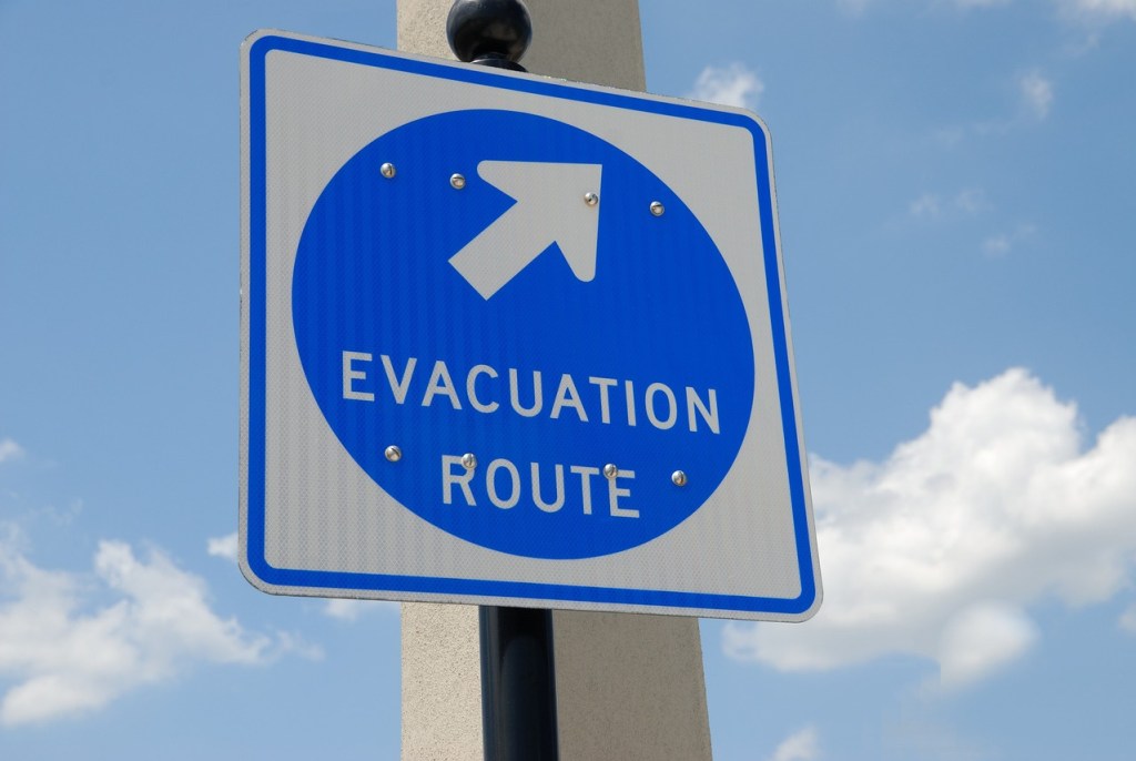 Evacuation Sign Pixabay Image