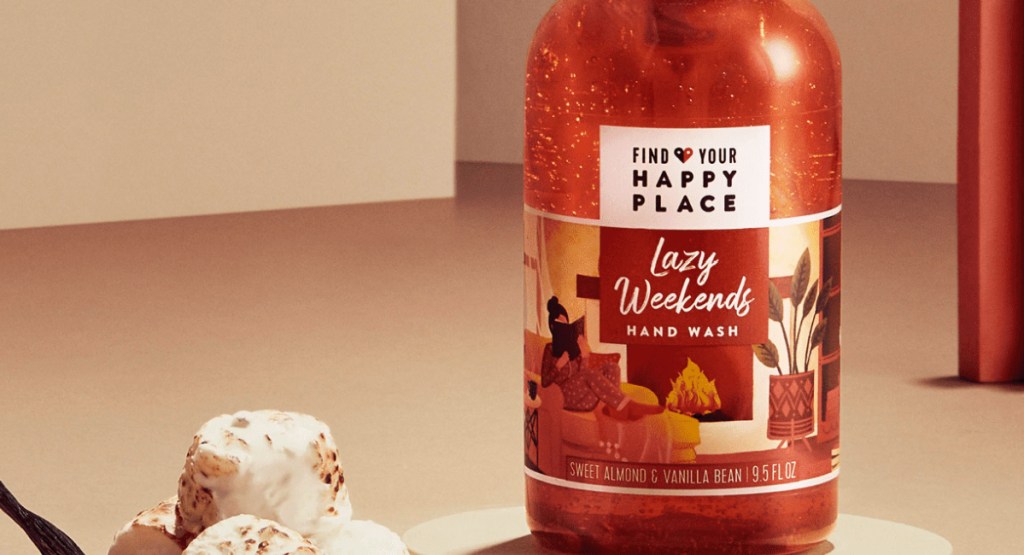 Find Your Happy Place Hand Wash - Lazy Weekends Sweet Almond & Vanilla