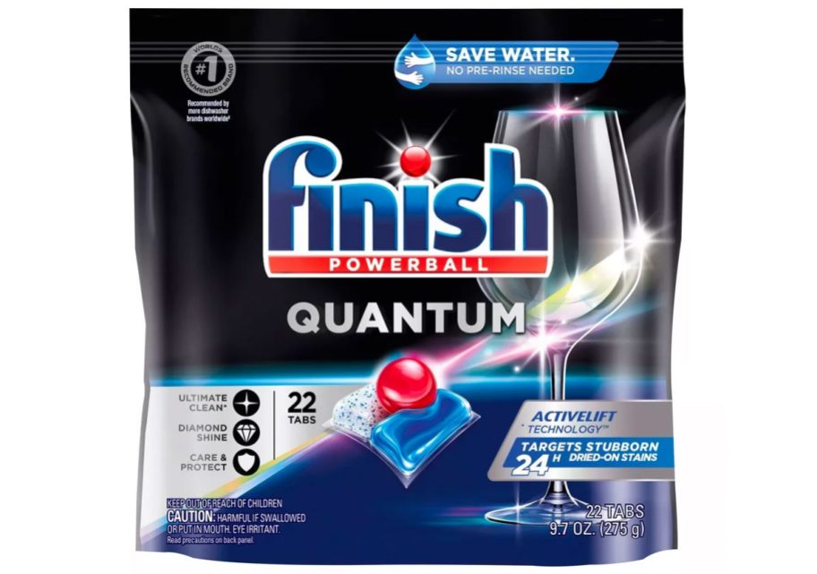 Finish Quantum Ultimate Clean & Shine Dishwasher Detergent 22-Count Tablets