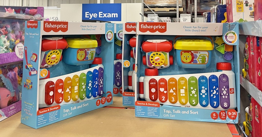 fisher price toy gift set in store