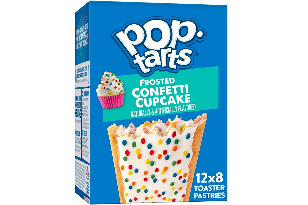 Frosted confetti cupcake pop tarts 96ct