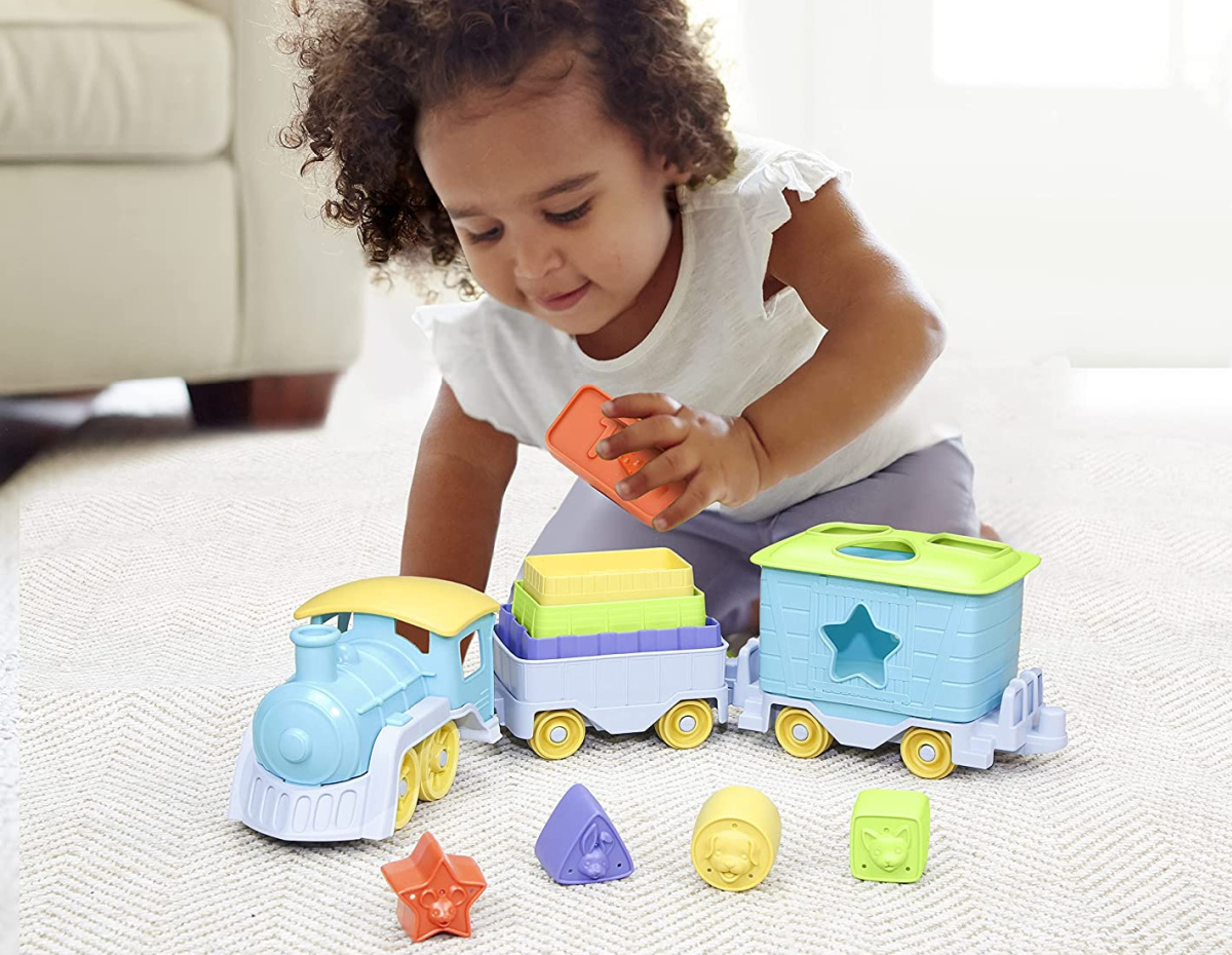 Green Toys Stack & Sort Train Just $12.75 on Amazon (Fun Easter Gift ...