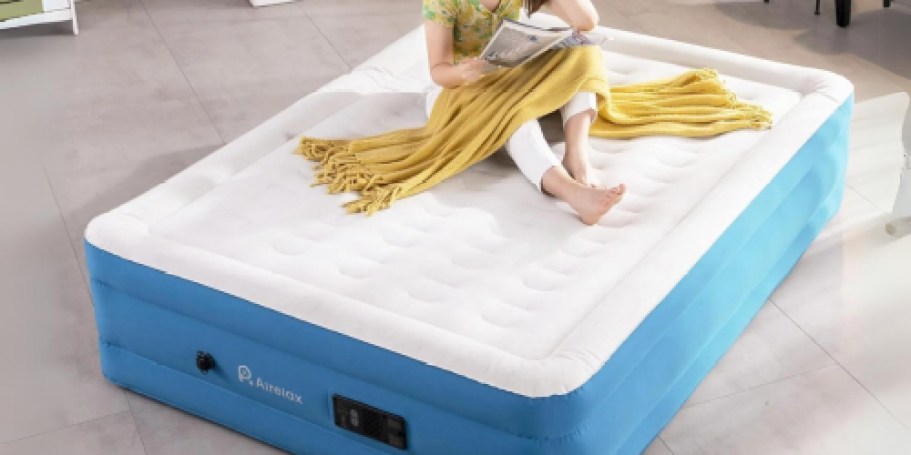 Adjustable Queen Air Mattress w/ Built-in Automatic Pump Just $39.99 Shipped (Reg. $100)