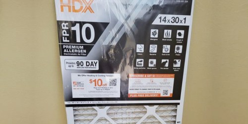 Up to 55% Off Home Depot Air Filters + Free Shipping | Prices as Low as $9.83 Each