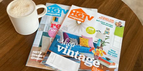 Complimentary 1-Year HGTV Magazine Subscription (NO Credit Card Needed or Strings Attached!)