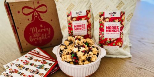 Harry & David Holiday Moose Munch w/ M&M’s 4-Pack Gifts Only $26.99 Delivered (Over $50 Value)