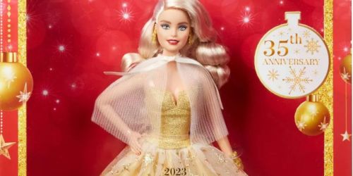 New 2023 Holiday Barbie Doll Just $45 on Walmart.com (Regularly $68)