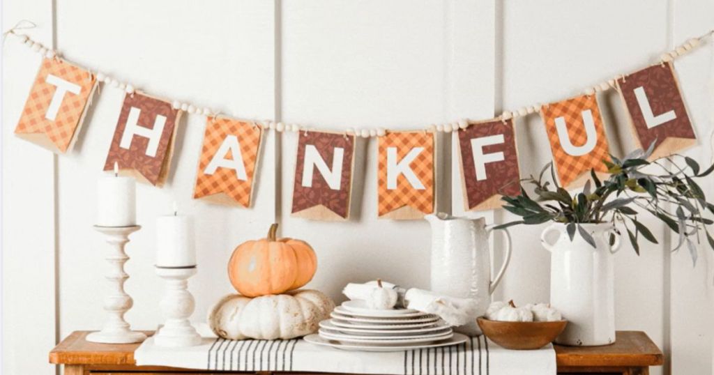 Annie's Craft Kit of the Month Club Reversable Wooden Seasonal Banner for Fall and Winter