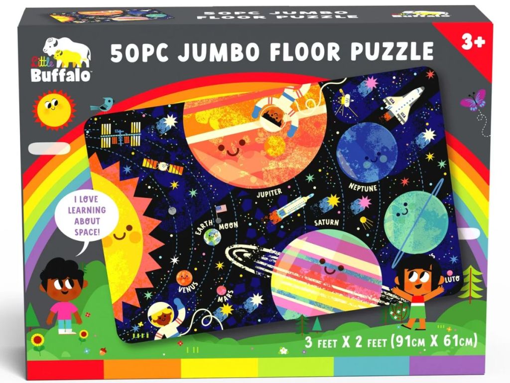 Little Buffalo Solar System Interlocking Floor Jigsaw Puzzle