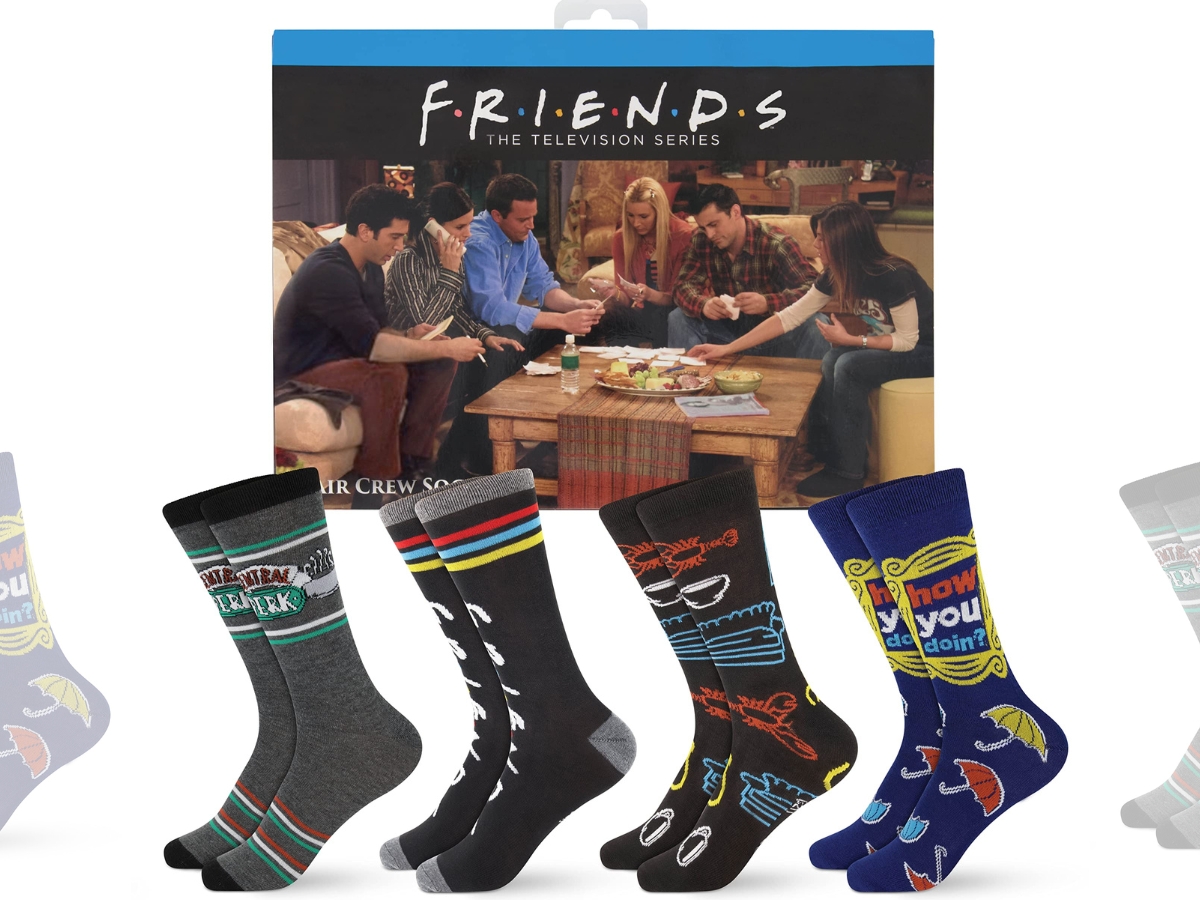 Hyp Character Socks 4-Pack - Friends