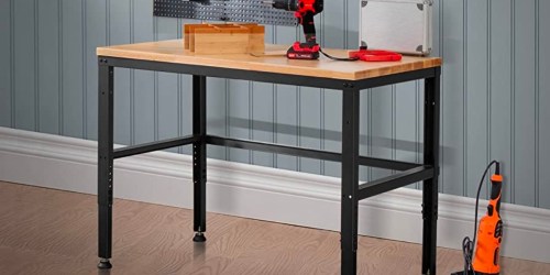 Hyper Tough 48″ Wood Top Workbench Only $79 Shipped on Walmart.com (Regularly $199)