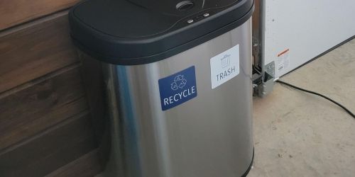 Insignia Automatic Trash Can w/ Dual Recycling & Trash Compartments Only $69.99 Shipped (Reg. $160)