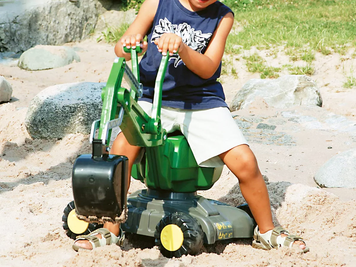 60% Off Kids Ride-On Toys | John Deere Digger Just $82.98 Shipped + More