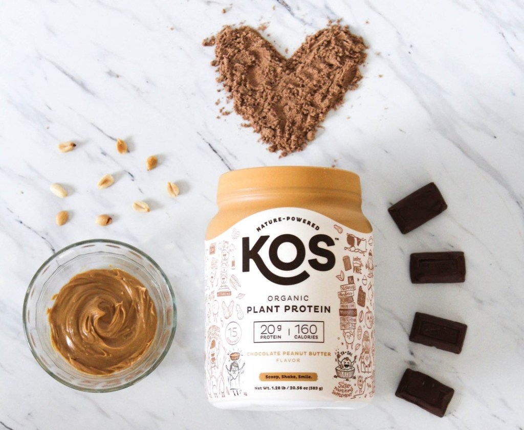 KOS Chocolate Peanut Butter Protein Powder