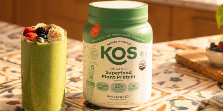 KOS Organic Protein Powder Just $18.96 Shipped on Amazon (Reg. $32)