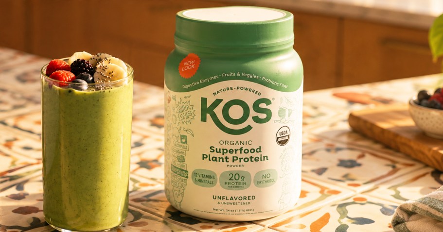 KOS Organic Protein Powder Just $18.96 Shipped on Amazon (Reg. $32)