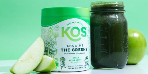 40% Off KOS Protein Powders + Free Shipping on Amazon | Organic Super Greens Only $22.63 Shipped (Reg. $37)