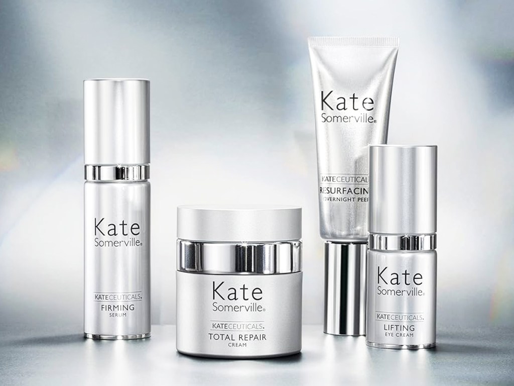 silver Kate Somerville skincare products