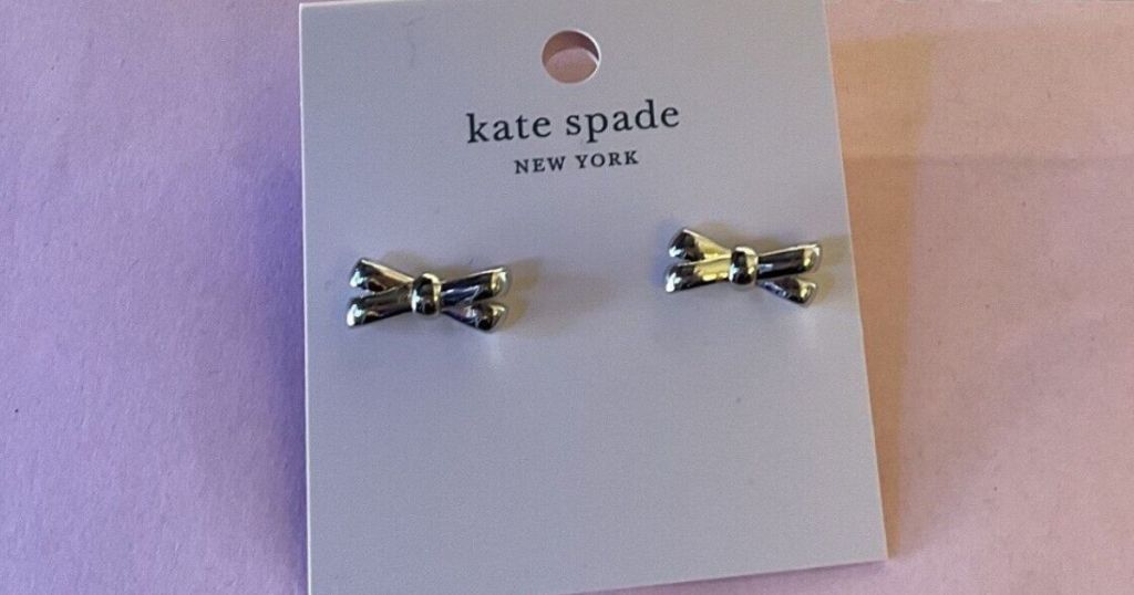 Kate Spade bow earrings