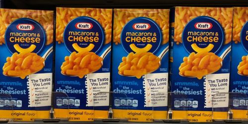 Kraft Original Mac & Cheese Dinner 35-Pack Just $22 Shipped on Amazon (ONLY 63¢ Per Box)