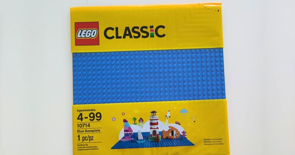 A Lego Classic Blue Base Plate brand new in the package