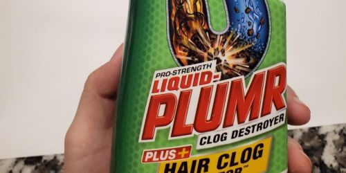 Liquid-Plumr Drain Cleaner Only $3.84 on Amazon | Clears Hair Clogs or Your Money Back!